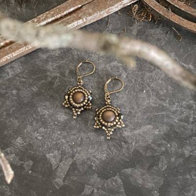 Zauberhafter Ohrhänger • Jardin • leicht und angenehm zu tragen, blumig, Blume, Bloom,Blüte