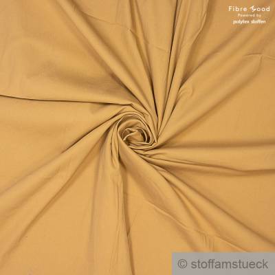 Stoff Baumwolle Elastan Feinköper ocker 7.75 oz Fibre Mood