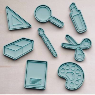 Schulanfang Keksausstecher | Cookie Cutters | Ausstechform | Keksform | Plätzchenform | Plätzchenausstecher 