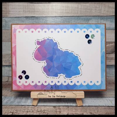 Plotterdatei Osterkarte Lamm