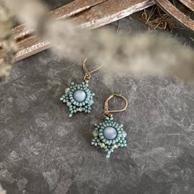 Blumiger Ohrhänger • Jardin • leicht und angenehm zu tragen, blumig, Blume, Bloom,Blüte