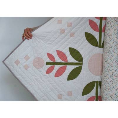 Süße Baby Krabbeldecke, Bettüberwurf Quilt, minimalistischeTagesdecke, Krabbeldecke, moderne, schlichte Patchworkdecke f