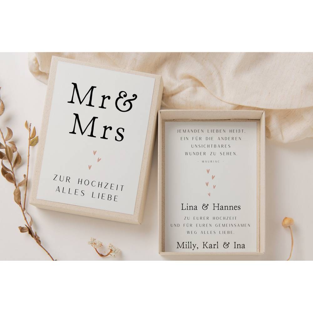 Mr Mrs Geldgeschenk