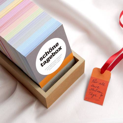 Box zum Sammeln schöner Momente, SCHÖNETAGEBOX als Hochzeitsgeschenk, Geschenke für das Brautpaar, Idee Hochzeit, Erinne