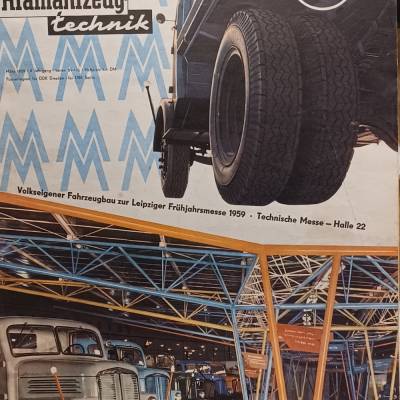 Kraftfahrzeug-technik  -  3/1959  - Volkseigener Fahrzeugbau zur Leipziger Frühjahrsmesse 1959