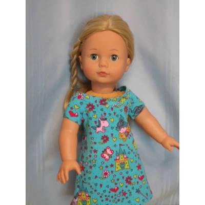 Super süßes Raglan Kleid für 45-50 cm Puppen