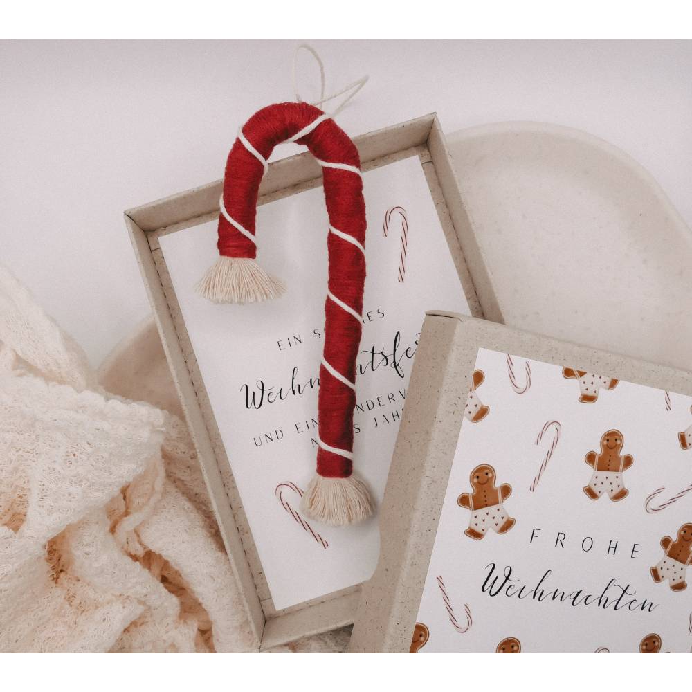Geschenkschachtel Zuckerstange Geldgeschenk Weihnachten Lebkuchen - Geldgeschenk Weihnachten Weihnachtsgeschenk Geld Ver Bild 2