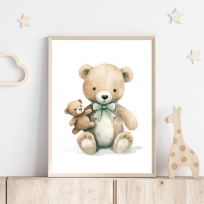 Wandbild | Bild | Kinderzimmer |Babyzimmer | Poster |DIN A4 | Dekoration 