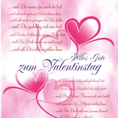 Liebeserklärung zum Valentinstag  -  ZIP-Dateiordner, Dateien 