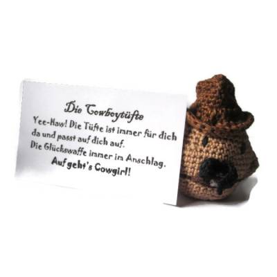 Glückskartoffel - Cowgirltüfte - Glücksbringer und Wegbegleiter