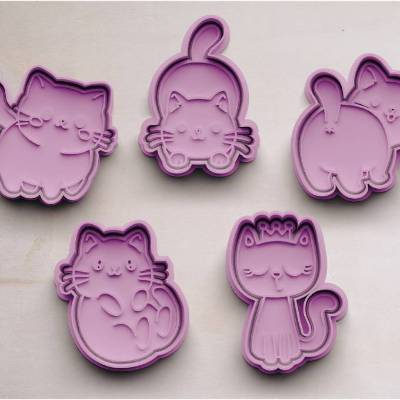 Katzen Keksausstecher | Cookie Cutters | Ausstechform | Keksform | Plätzchenform | Plätzchenausstecher