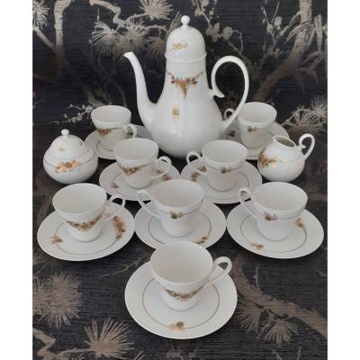 Vintage Gedeck Rosenthal Romanze in Dur  Mokkaservice 8 Personen, handgemalt