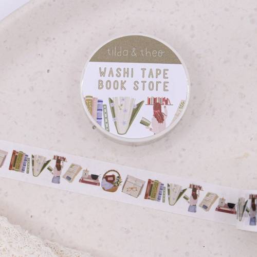 Washi Tape Bücher Lesen Klebeband Scrapbook Washi - Reading Elements Washi Tape - Masking Tape Bullet Journal Booklover