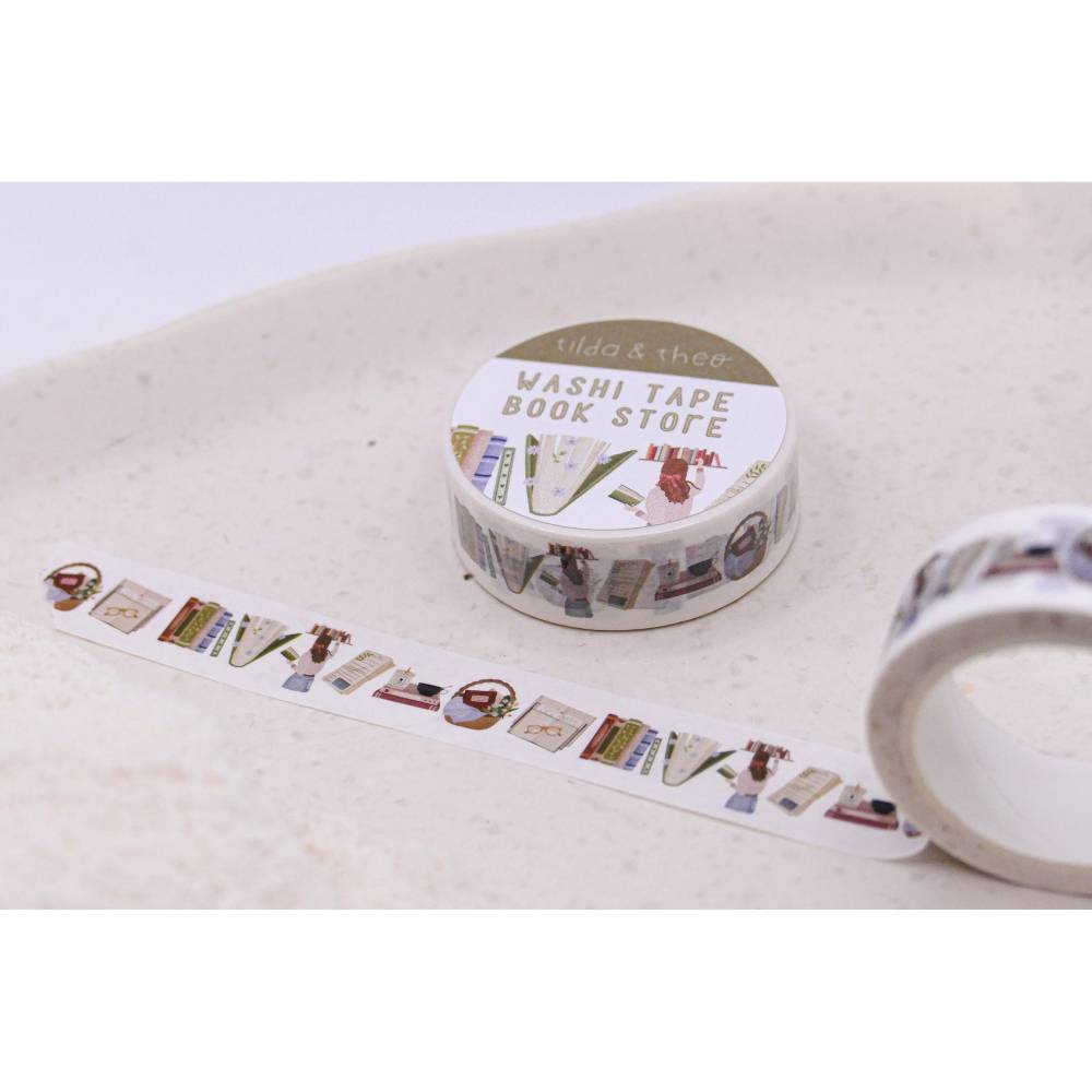 Washi Tape Bücher Lesen Klebeband Scrapbook Washi - Reading Elements Washi Tape - Masking Tape Bullet Journal Booklover Bild 8