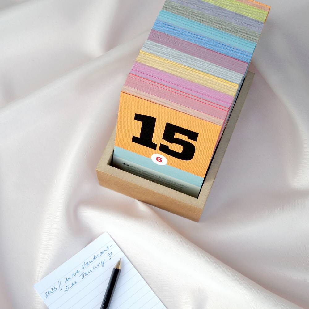 Erinnerungsbox SCHÖNETAGEBOX immerwährender Kalender und Tagebuch