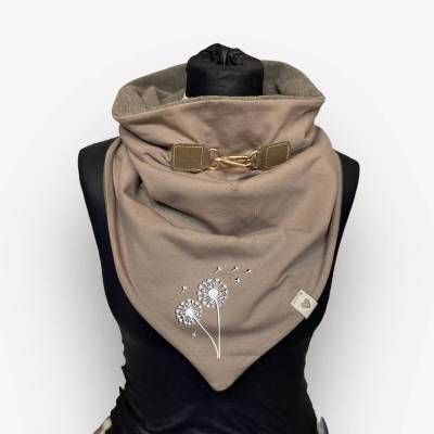 Dreieck Loop Pusteblume Jersey und Sport-Fleece braun ‍