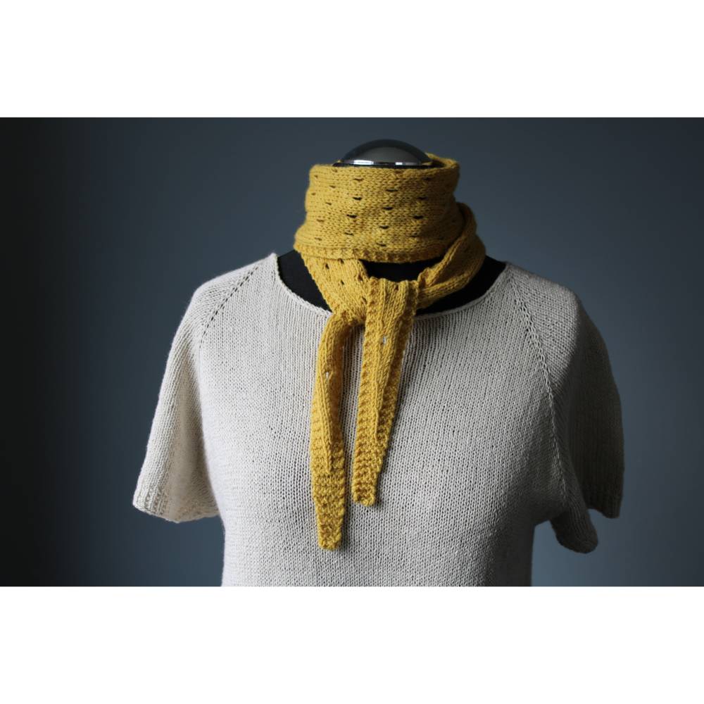 Strickanleitung "Antonia" - schmaler Schal stricken Bild 8