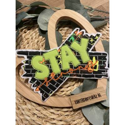 Patch Aufnäher Applikation Bügelbild Stay Strong