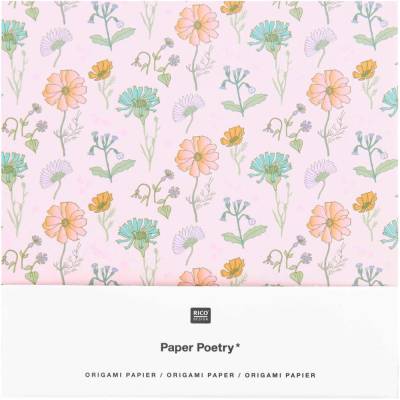 Origami Papier Blumen 15x15 cm 50 Blatt