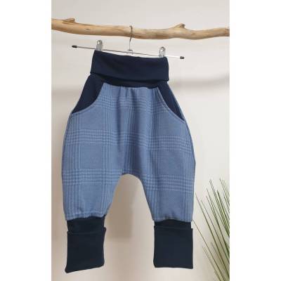 Hose, Mitwachshose aus BIO Baumwolle im Jacquard Muster