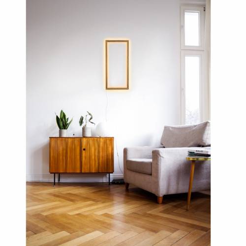 KUKEI big | Wandlampe Wandleuchte Lampe LED | Eiche Holz | indirekte Beleuchtung | modern design | Smart Home ZigBee