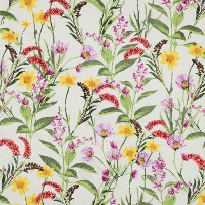Dekostoff "Wildflowers", Canvas, Digitaldruck, 140 cm breit, Meterware, Preis pro 0,5 lfdm