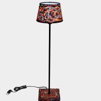 Moderne Lampe | abstrakt handbemalte Tischlampe | zeitgenössisches Kunstwerk | Unikat im modernen Design