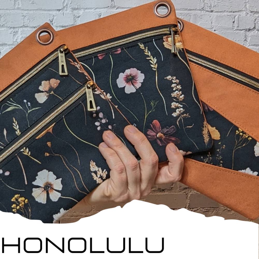 Ebook Umhängetasche "Honolulu" - Anleitung und Schnittmuster Bild 1