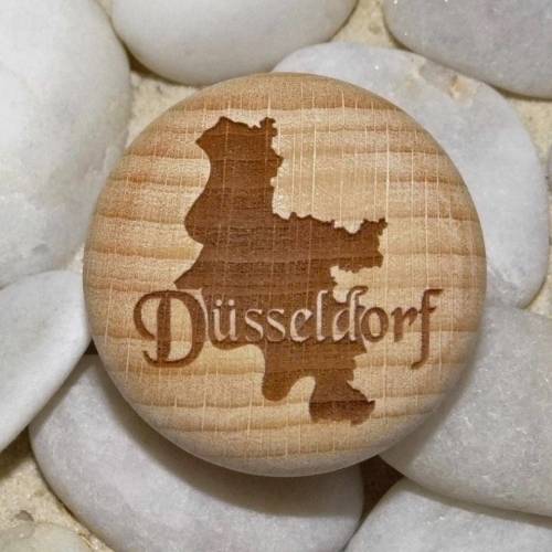 Möbelknauf Düsseldorf Gravur Buche Möbelknopf Metallgewinde inkl. Schraube Duesseldorf Holzgravur