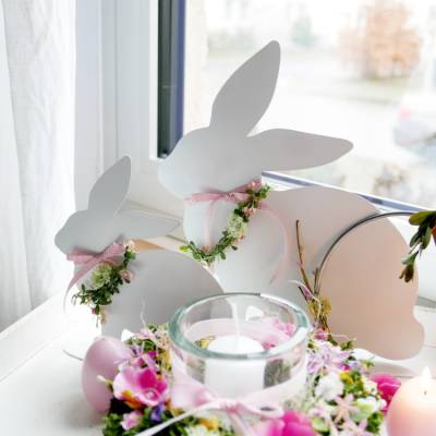 Hase, Osterhase Metallhase
