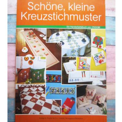 Buch " Schöne, kleine Kreuzstichmuster" ( von Ondori - Tokio )