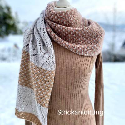 Strickanleitung Lizas Schaltuch Spring Vibes