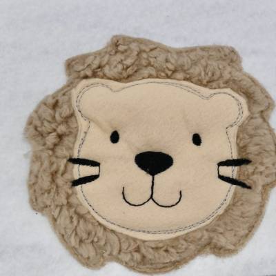 Löwe Lion Applikation Patch zum Annähen Aufbügeln für Schultüte & co. 