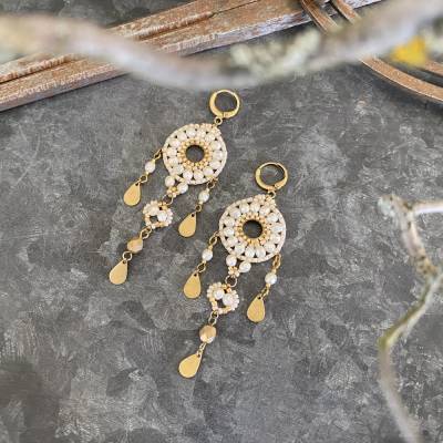 Ohrschmuck • Cotton Gin • leicht & angenehm zu tragen •|• vintage  •|• Boho •|• Bohostyle •|• Ethno •|• Ethnostyle •|•