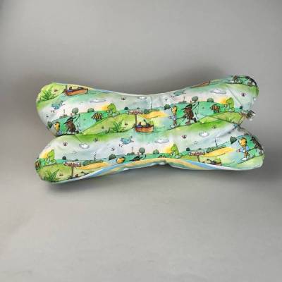 Leseknochen Janosch – Oh wie schön ist Panama | Nackenkissen & Buchstütze handmade