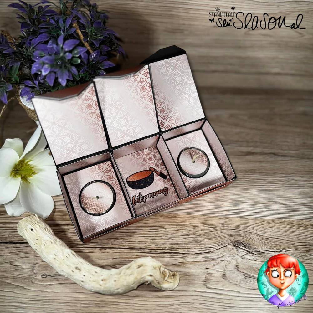 Digipapier indische Muster, Variante orange, Digistamp Klangschale, Entspannung, Yoga, indisches Design senSEASONal Bild 5