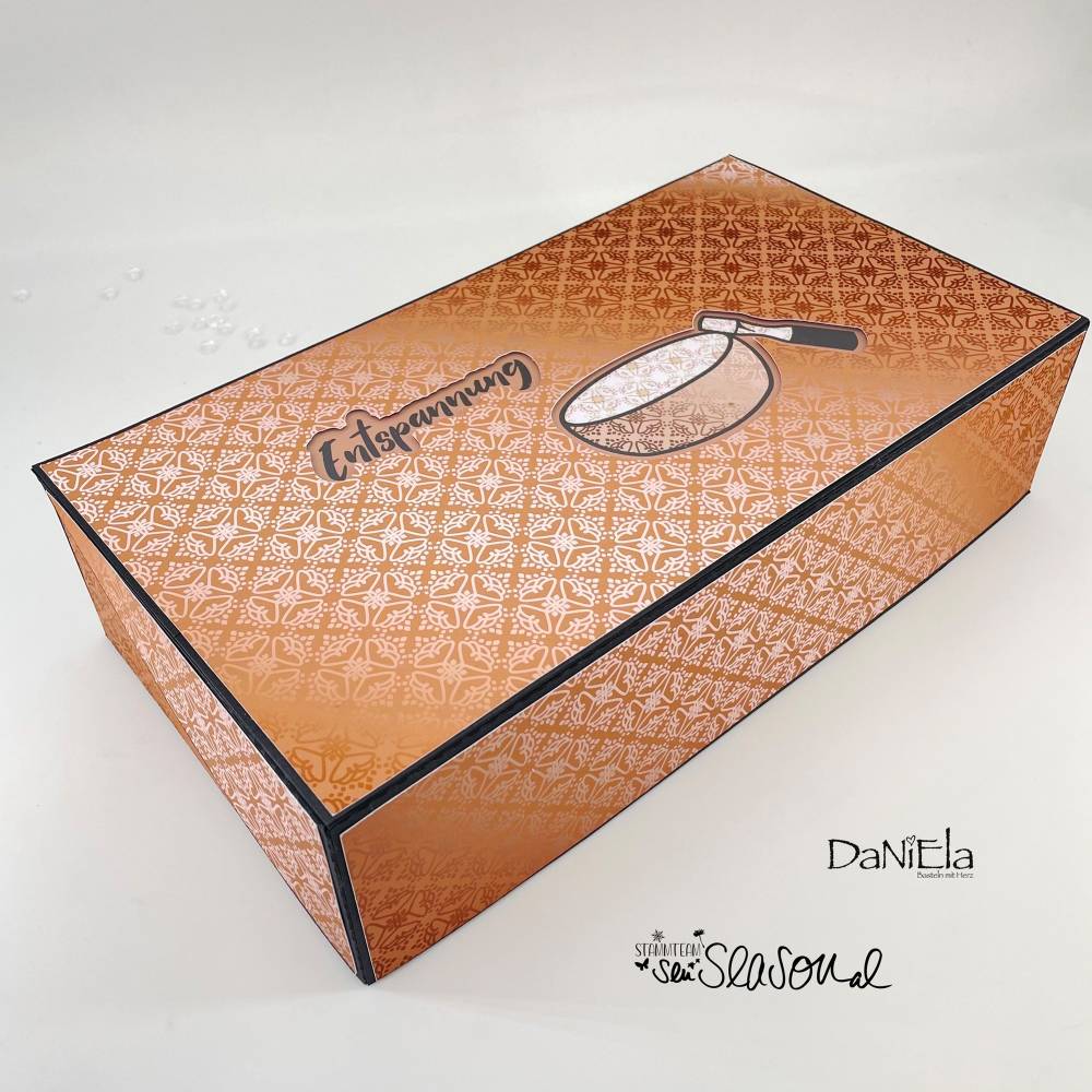 Digipapier indische Muster, Variante orange, Digistamp Klangschale, Entspannung, Yoga, indisches Design senSEASONal Bild 6