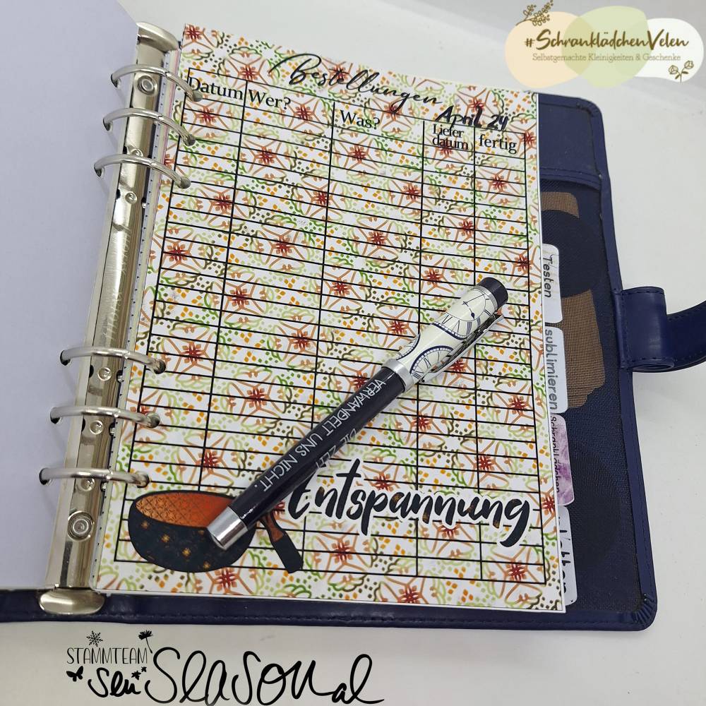 Digipapier indische Muster, Variante orange, Digistamp Klangschale, Entspannung, Yoga, indisches Design senSEASONal Bild 9