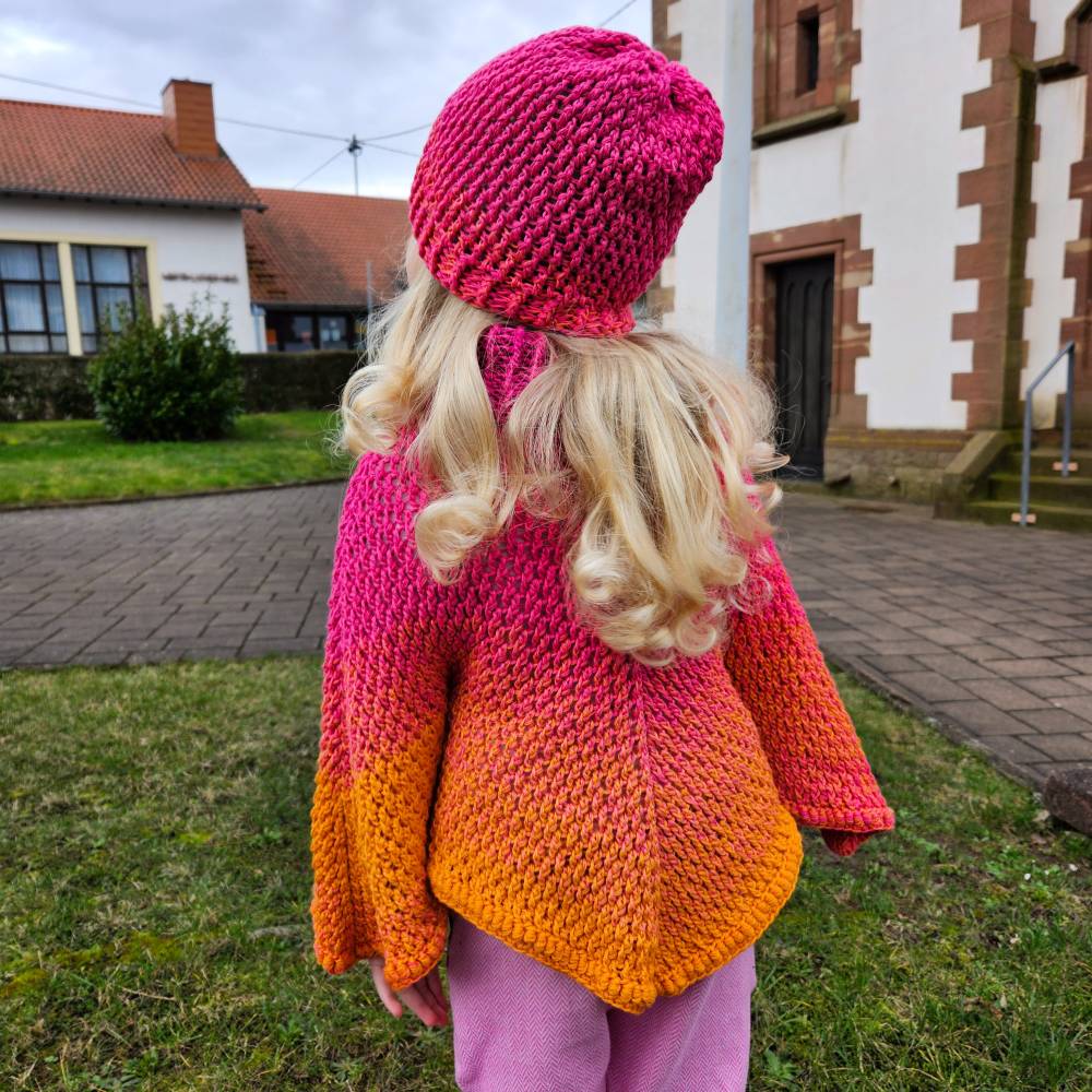 Häkelanleitung für Poncho+Mütze ,,Warmer Winter" jede Größe, jedes Garn Bild 3