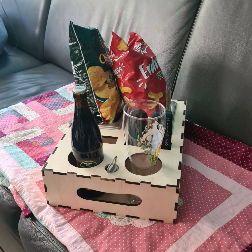 Couchbar Couch Butler aus Holz