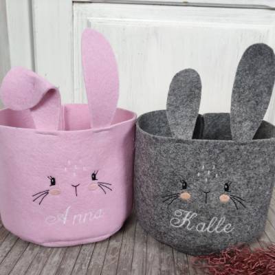Osterkörbchen personalisiert mit Namen