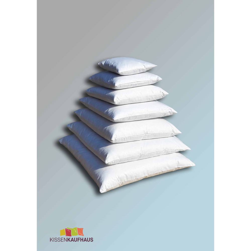 45 x 45 cm Daunenkissen mit sehr soften 300g Daunenfüllung Füllkissen Sitzkissen Kuschelkissen Innenkissen Kissen Bild 5