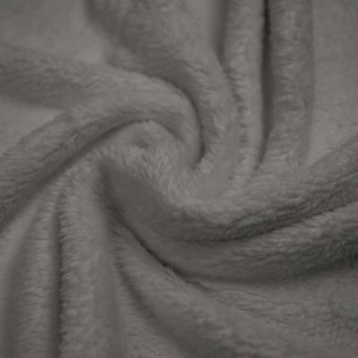 Baumwoll - Teddystoff grau Oeko-Tex® Standard 100(1m/20,- €)