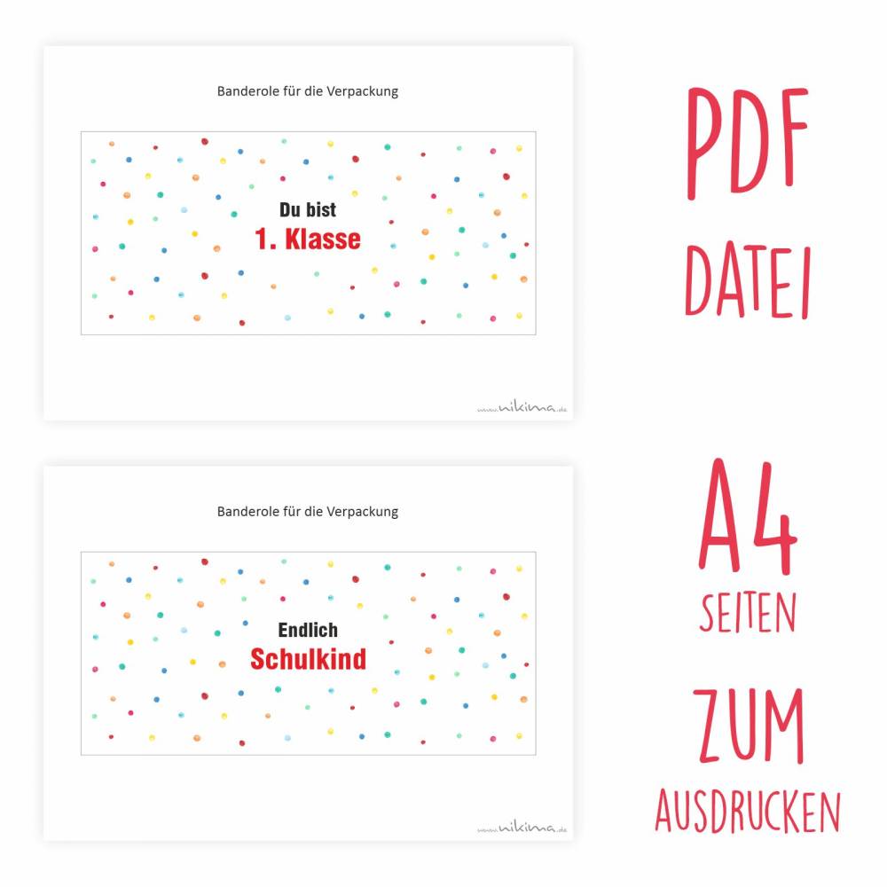 SOFORT DOWNLOAD - Duplo Endlich Schulkind Einschulung Geschenk Bild 3