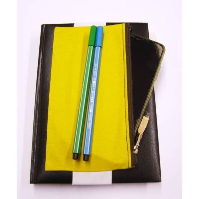 Stiftemäppchen mit Gummiband – Federmäppchen für Kalender, Tagebuch, Notizbuch & Tasche – Praktisch & Wasserabweisend