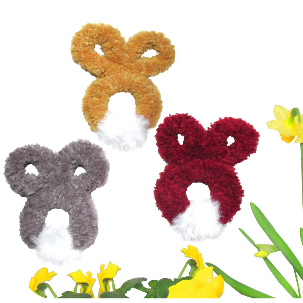 Osterhase zum Aufhängen in Wunschfarbe – Handgemachte Osterdeko für Fenster & Osterstrauß Bild 2