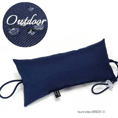 Türstopper dunkelblau blau Türpuffer für die Klinke Outdoorstoff Terrasse Balkon Einweihungsparty, by BuntMixxDESIGN