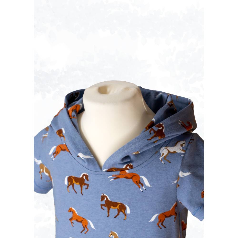 Ebook & Schnittmuster 'Olivia' – Hoodiekleid mit gekräuseltem Saum & Kapuzenvarianten, PDF-Anleitung auf Deutsch Bild 6