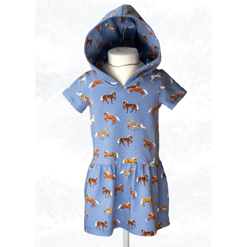 Ebook & Schnittmuster 'Olivia' – Hoodiekleid mit gekräuseltem Saum & Kapuzenvarianten, PDF-Anleitung auf Deutsch Bild 7