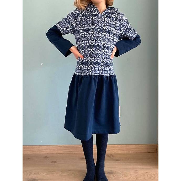 Ebook & Schnittmuster 'Olivia' – Hoodiekleid mit gekräuseltem Saum & Kapuzenvarianten, PDF-Anleitung auf Deutsch Bild 9